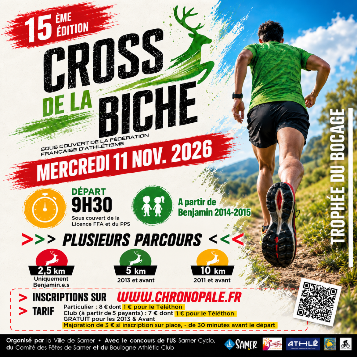 Affiche présentant les manifestations organisées dans le cadre d'octobre rose, le dimanche 11 octobre 2026, à la maison du cheval boulonnais, de 8h30 à 13h00